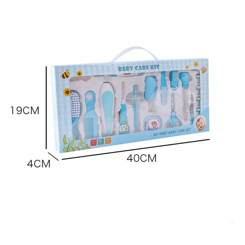 Kit de Aseo y Cuidado de Bebés - 20 Piezas con Termómetro y Set de Uñas