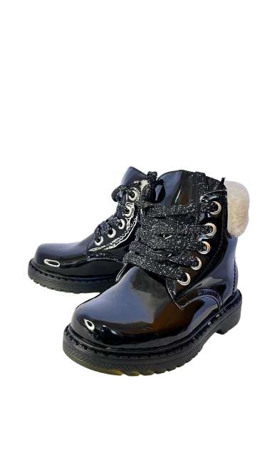 Zapatos Botas Negras para Niña