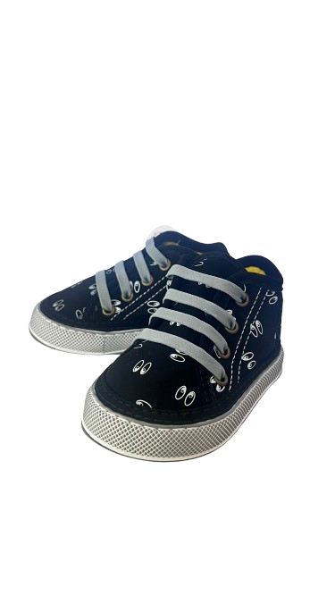 Zapatos Tenis Azules para Niño con Ojitos